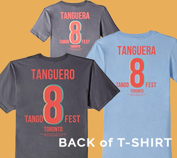 TANGUERA & TANGUERO - Toronto Tango T-shirts | Badass Tango T-shirt for Tango Festival, Tango Marathon, Tango classes & Tango Lessons